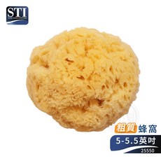 STI 希臘 天然蜂窩型海綿 粗質 5-5.5英吋, 1個