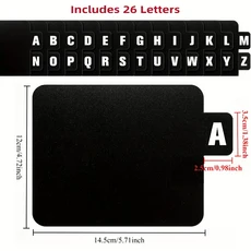 26개 A-Z 알파벳 CD/DVD/레코드 디바이더 북쉘프 라벨 식별 카드 인덱스 음악 앨범 장비 정리용, 01 26pcs