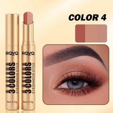 RQVQ 爆款 光采美睛 細膩漸變 閃粉眼影棒 高光 持妝 一抹成型 眼影棒, 1個, 銷售，購買等同默認公司免責聲明）,3.5g