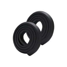 에코컴퍼니 잘라쓰는 코너 모서리 보호대 일반형(두께 8mm) 2개입, 블랙, 1세트