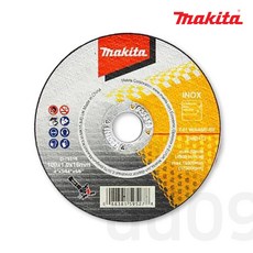마끼다 D-75518 4인치 절단석 금속 스텐 Flat 100x16x1.0 WA46R, 1개