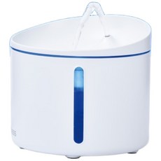 多尼斯 寵物自動飲水機 1L/3.2L 循環濾水, 白色, 1個, 3.2L