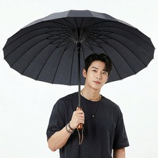 장우산 24살대 대형 자외선차단 장우산 프리미엄 자동 골프우산 여행 등산