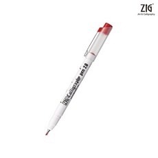 지그 캘리그라피펜 Oblique200 납작사선 2.0mm, ZIG-PC-200-040 녹색