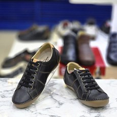 여성 4cm 경량 밴드끈 컴포트 캐주얼 스니커즈 운동화 3FQ473 657741