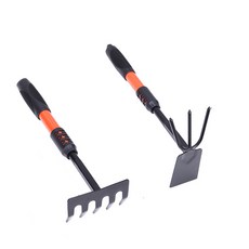 미도리 원예 농기구 해루질 갯벌 장비 MDR001, 2갈퀴 + 3호미, 1세트