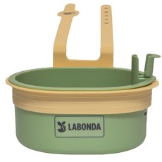 [원터치거름망]라본다 와이드 물빠짐 싱크대거치대, 그린, 1개