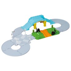 TAKARA TOMY 토미카 월드 토미카 타운 건널목 육교 교차로 도로, 상세페이지 참조, 1개