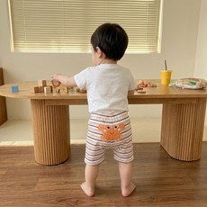 맘앤밥 아동용 빅크랩 보들촉감 면 반바지