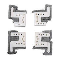 슬라이딩 윈도우 버퍼 블록 상하 트랙 씰링 방풍 브러시 스트립 도어 방음 패드 가정용 따뜻한 4, 88, 1개