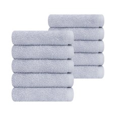 송월타월 항균 코마 40수 180g 호텔수건, 연회색, 10개