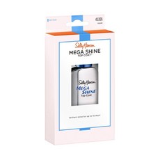 샐리한센 메가 샤인 탑 코트 13.3ml, Clear, 1개