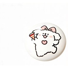 CUTE POPPY 蝴蝶結小狗 王冠小狗 2入組, 【蝴蝶結小狗】升級陶瓷-臉盆通用, 1個