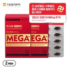 [1타 5피!] NEW 대웅제약 에너씨슬 플래티넘 메가, 2개, 60정