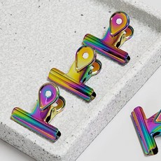 예쁜클립 무지개 집게 L 예쁜집게 enj+421tR