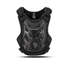 바이크 오토바이안전장비 갑옷 조끼 기어 가슴 보호대, 순수한 검정