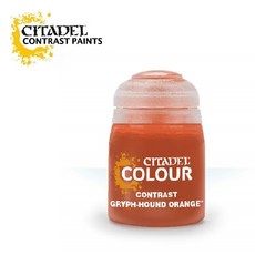 【Citadel】對比漆 Gryph-Hound Orange (18ml) 模型專用漆 快速上色 鮮豔橙色, 1個