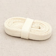 퀼트스타 4마)포포맘 헤링본면끈 면테이프_10mm 내추럴, 1개