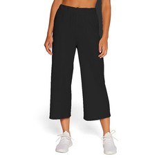 Bally Total Fitness 여성용 Tammy 와이드 레그 크롭 포켓 팬츠