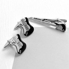 袖扣領帶夾 吉他樂器禮盒組 NCD44