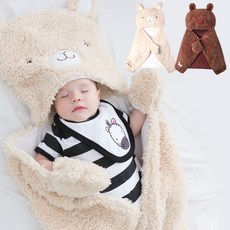 augelute 羊駝造型包巾 羊羔絨多功能包被毯安撫巾 男寶寶女寶寶 咖啡 one size