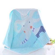 유아 목욕 수건 순수한 면 신생아 아기 덮개 담요 어린이 목욕 어린이 흡수 6 층 거즈 아기 목욕 수건, 코끼리 란, 1개