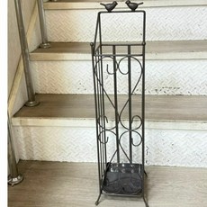 【Eze Art Deco】台灣現貨 日式雨傘收納架 鐵藝傘架 雨傘桶 歐式復古傘筒 玄關收納好幫手, 1個