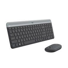 Logitech 羅技 MK470 超薄 無線 鍵鼠組 節省空間 石墨灰, 普通型