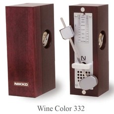 NIKKO 原木節拍器 酒紅色, 原木, 1個