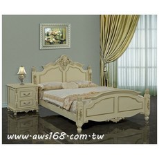 凡爾賽仿古雕花雙人床，精緻工藝，穩固耐用，提升臥室奢華感