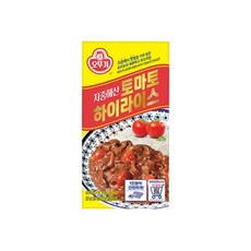 오뚜기 지중해산 토마토 하이라이스 고형, 200g, 7개