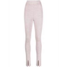 마그다부트림 프런트 슬릿 니트 레깅스