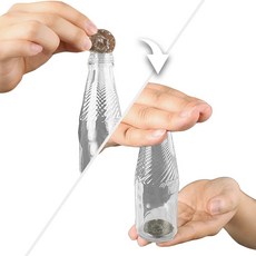 JL매직 병 입구보다 큰 동전이 병 안에 들어가는 신기한 마술 코인인보틀(Coin in bottle), 1세트, 해법영상 제공, 초급