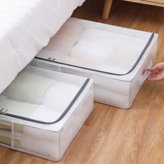 이불정리함 수납함 침대밑수납 언더베드 정리함 리빙박스 5종, 50x40x15(30L), 50*40*15(30L)