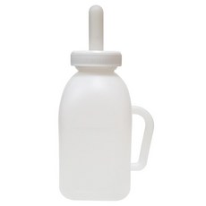 송아지 젖병 1L 포유기 (투명실리콘), 1개
