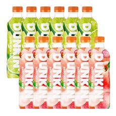 던킨도너츠 제로 아이스티 화이트피치 6p + 샤인라임 6p, 1세트, 500ml