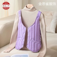 이너 크롭 패딩 조끼 크롭패딩 뷔스티에 가벼운