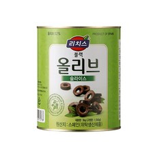 리치스 슬라이스 블랙 올리브, 3kg, 1개