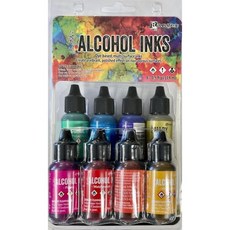 드로잉잉크 레인저 팀 홀츠 알코올 잉크 8팩 레트로 TAK83009, 드로잉잉크 레인저 팀 홀츠 알코올 잉크 8팩 레트로 T