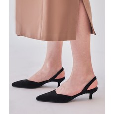 솔트앤초콜릿 포인티드 토 스웨이드 키튼 힐 슬링백 412412003 4cms 358838