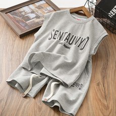 男童夏裝背心套裝2025新款運動中大兒童裝夏季痞帥洋氣夏款時髦潮