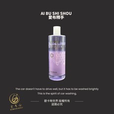 碧卡啾世界-愛布釋手 洗車精套組 柏油去除劑 輪胎油 玻璃清潔劑 鐵粉去除劑 鋼圈清潔劑 水鍍膜 潑水劑 清潔蠟, 1個, 雨刷潤滑劑500ml