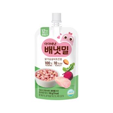 아이배냇 배냇밀 짜먹는 실온 이유식, 100g, 1개, 닭가슴살비트진밥