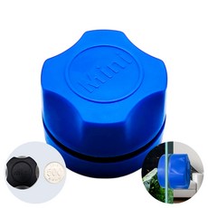 물멍 미니 어항 유리 자석청소기 블루 유리청소기 부상식 자석어항청소기 이끼제거 수조청소, 1개