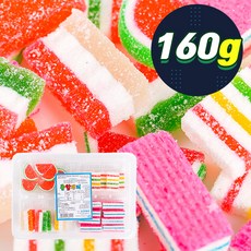 무팡2)종합제리 160g x2 / 대용량 사탕 캔디 쿠키 마카로니 업소용 안주, 18XI_맛)종합제리160gx2