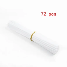 유니버셜 전동사이클 36/72개 휠 림 스포크 랩 키트 스킨 프로텍터 커버 SX EXC TC TE KXF CRF YZF WR RM, 03 White 72Pcs