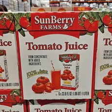 Sunberry 썬베리 토마토 주스 1L x 6개 토마토음료 야채주스 코스트코
