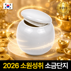 루지스 금전운 재물운 풍수지리 현관 액막이 소금단지, 퓨어화이트