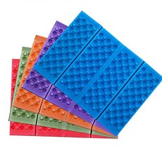 공템샵 휴대용 접이식 발포 방석 등산 사우나 목욕탕 캠핑매트 초경량 미니방석 깔판, 검정