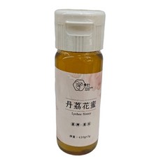 花東嚴選 美妙養蜂場 花蓮游牧百花蜜 丹荔花蜜 龍眼花蜜 玻璃瓶, 420g, 1個